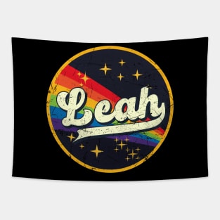 Leah // Rainbow In Space Vintage Grunge-Style Tapestry