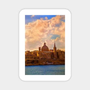 Artistic Valletta Magnet