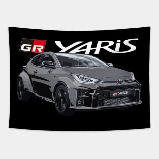 GR YARIS BLACK Tapestry