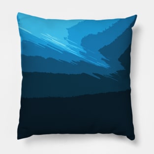 Abstract Light Ray Pillow