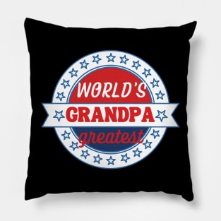 World's Greatest Grandpa Pillow