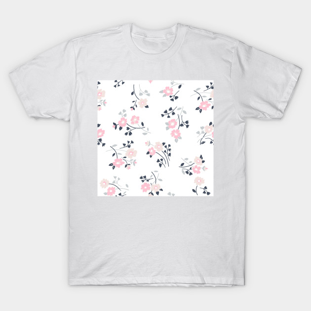 Discover Tender Flowers - Floral Design - T-Shirt