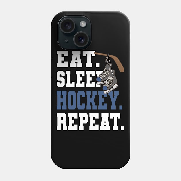 Ice Hockey for Life Gift Phone Case by Jackys Design Room