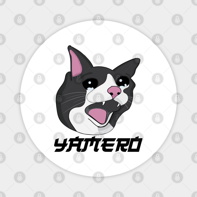 Yamero Crying Screaming Cat Meme Cute Japanese Kawaii - Cat Memes ...