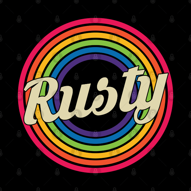 Rusty - Retro Rainbow Style by MaydenArt