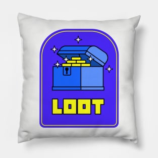 Loot treasure Video games Retro gaming Pillow