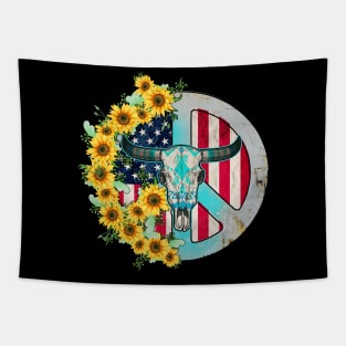 4th of July western American Design Tapestry