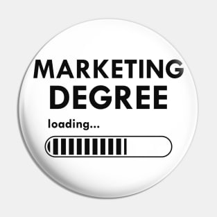 Marketing degree loading Pin