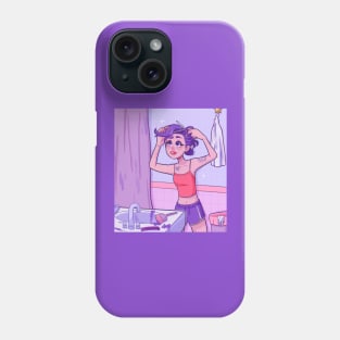 Purple Hair Phone Case