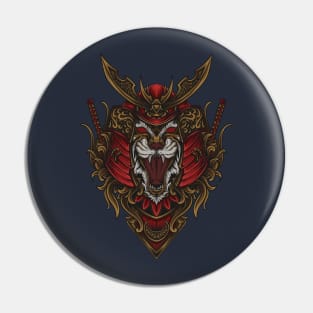 Samurai Cat Pin