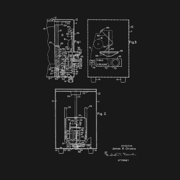 Toaster with Signal Means Vintage Patent Hand Drawing by TheYoungDesigns