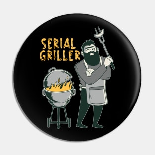Serial griller grill bbq Pin