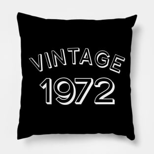 54th Birthday Aniversary Vinatage Pillow