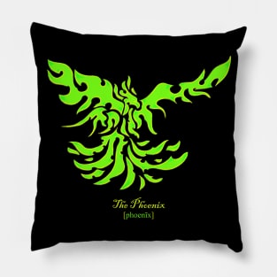 The Phoenix - Green Pillow