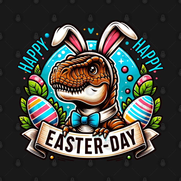 Happy Easter Day T-Rex by Odetee