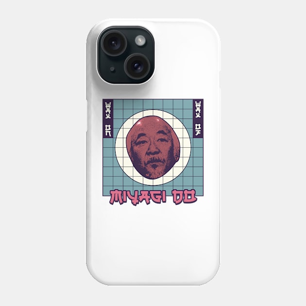 Miyagi Do Karate Kid Wax On Wax Off Phone Case by Angel arts