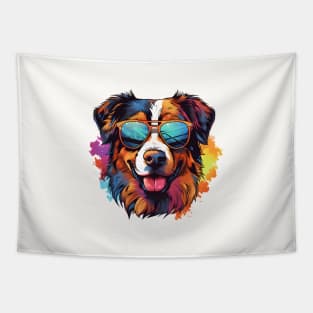 Pawsome Shades: Doggo Design Fun Tapestry