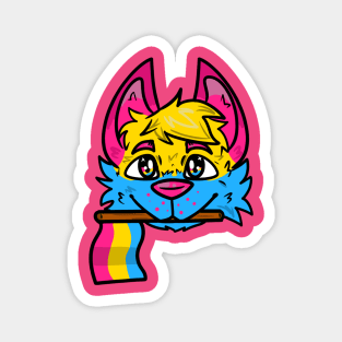 Pan pup pride Magnet