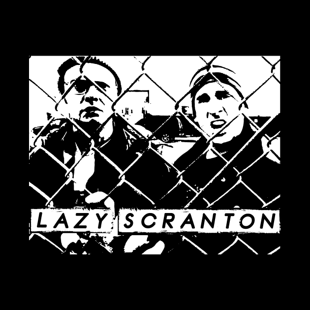 Lazy Scranton Electric City Michael and Dwight Office Fan by graphicbombdesigns
