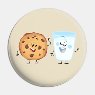 cookie and milk Pin