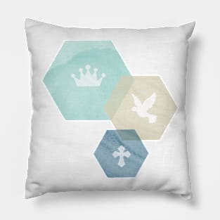 Trinity Sunday Special Symbols Pillow