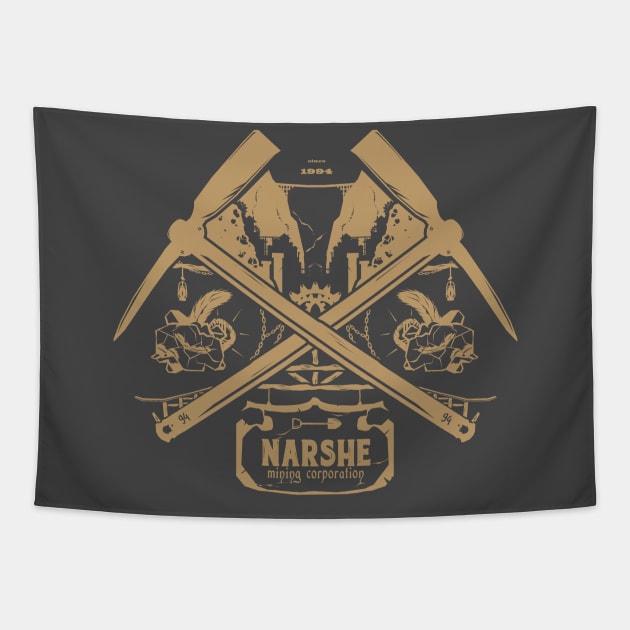 Narshe Mining Tapestry by Orioto