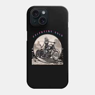 Galentines gal black and white Phone Case