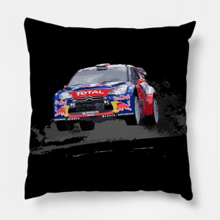 Sébastien Loeb WRC CAR JUMP Pillow
