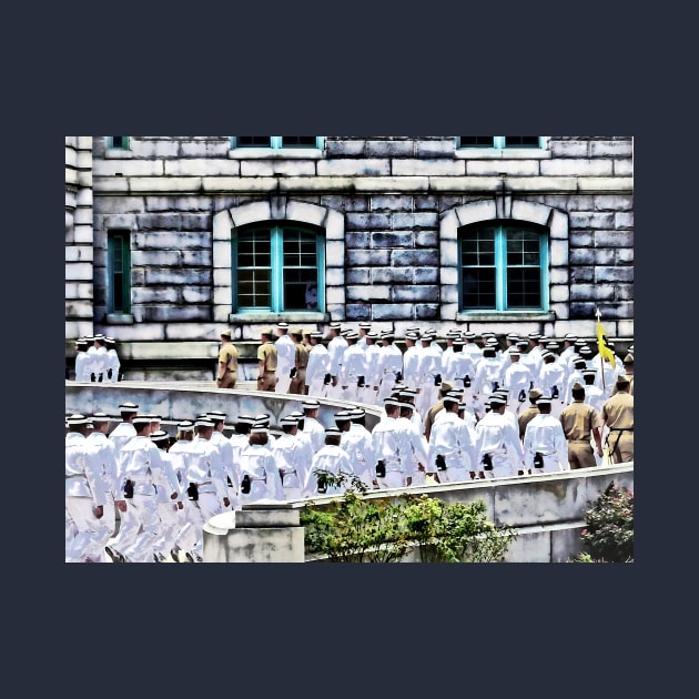 US Naval Academy - After the Noon Meal Formation by SusanSavad