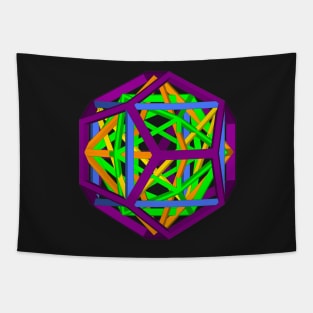 Gmtrx Seni Lawal nested Platonic solids Tapestry