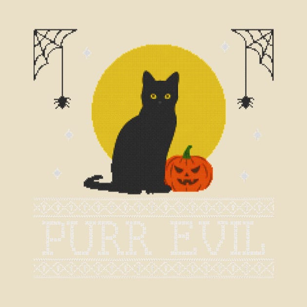 Purr evil by Biddie Gander Designs