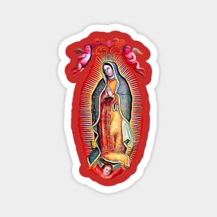 Our Lady of Guadalupe Mexican Virgin Mary Mexico Angels Tilma 2004 Magnet