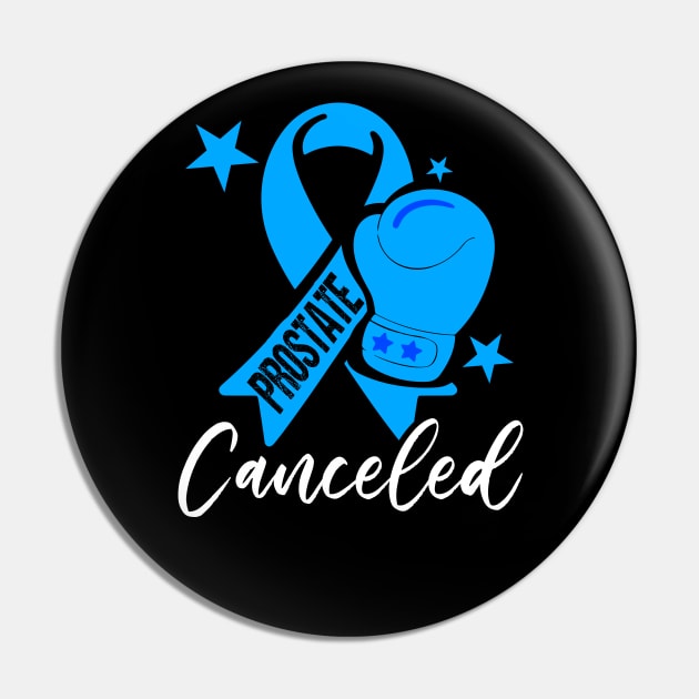 Blue Ribbon Prostate Cancer Awareness Pin by Outrageous Flavors