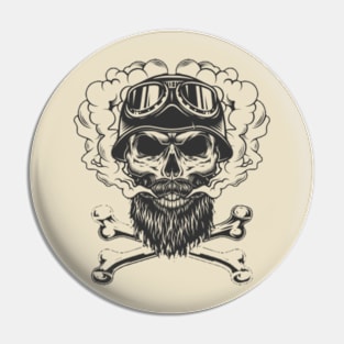 Biker Skull Pin