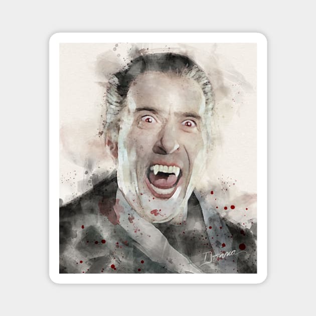 Dracula Magnet by Donnaistic