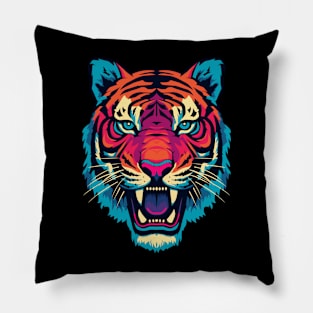 Tiger Face Pillow