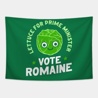 Lettuce For Prime Minister Tapestry