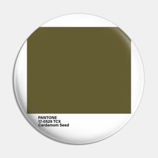 PANTONE 17-0529 TCX Cardamom Seed Pin