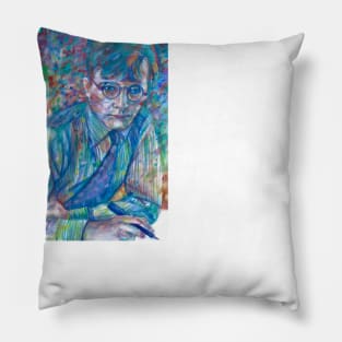 DMITRI SHOSTAKOVICH - watercolor portrait .3 Pillow