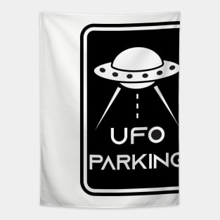 UFO Parking 4.0 Tapestry