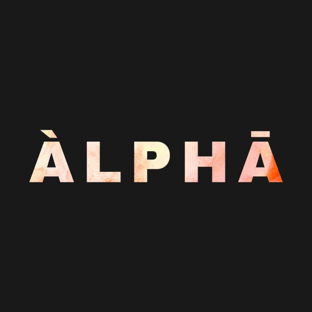 ALPHA by Chelani