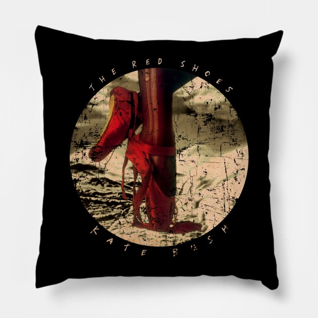 Vintage Kate Bush Tribute Vintage Look Fanart Pillow by We Only Do One Take