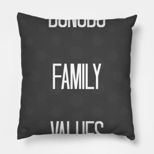 Bonobo Family Values Pillow