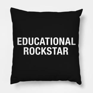 Educational Rockstar Pillow