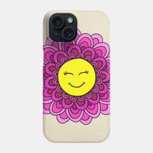 Happy Face Flower Phone Case