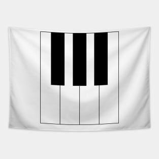 Piano Keyboard (F,G,A,B) Tapestry
