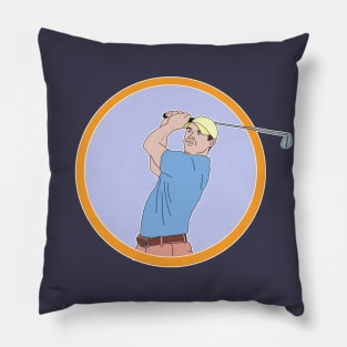 Golf Player Pillow