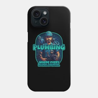 Plumbing: Where Every Flush Counts. Phone Case