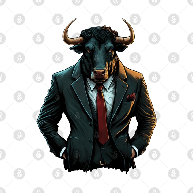 Suited for Success the Business Bull by RailoImage