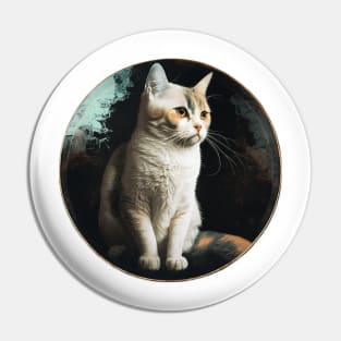 Cat-tivating Designs: Our Collection of Unique Cat-Inspired Artwork Pin